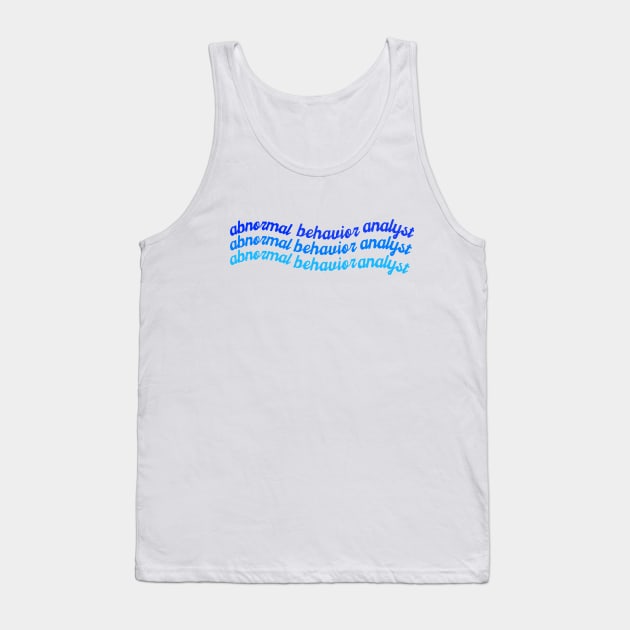 BCBA Tank Top by stickersbycare